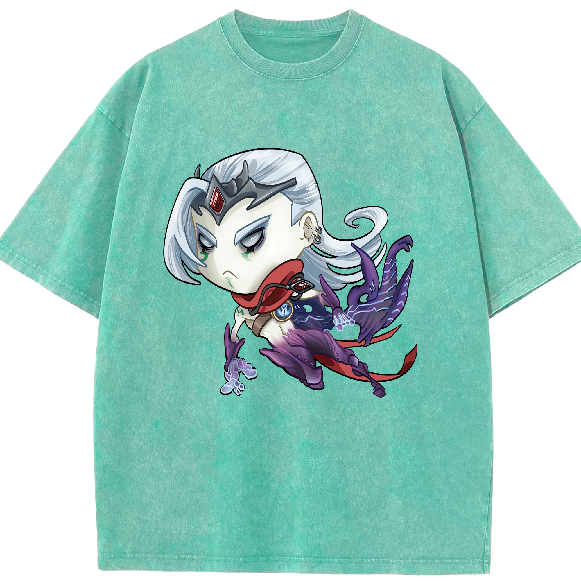 リーグ・オブ・レジェンド League of Legends LOL 綿100% ヴィンテージ風 半袖Tシャツ（フロントプリント）